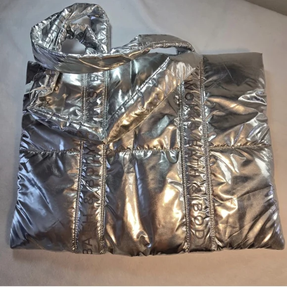 Bath & Body Works Silver Tote Bag - Picture 2 of 6
